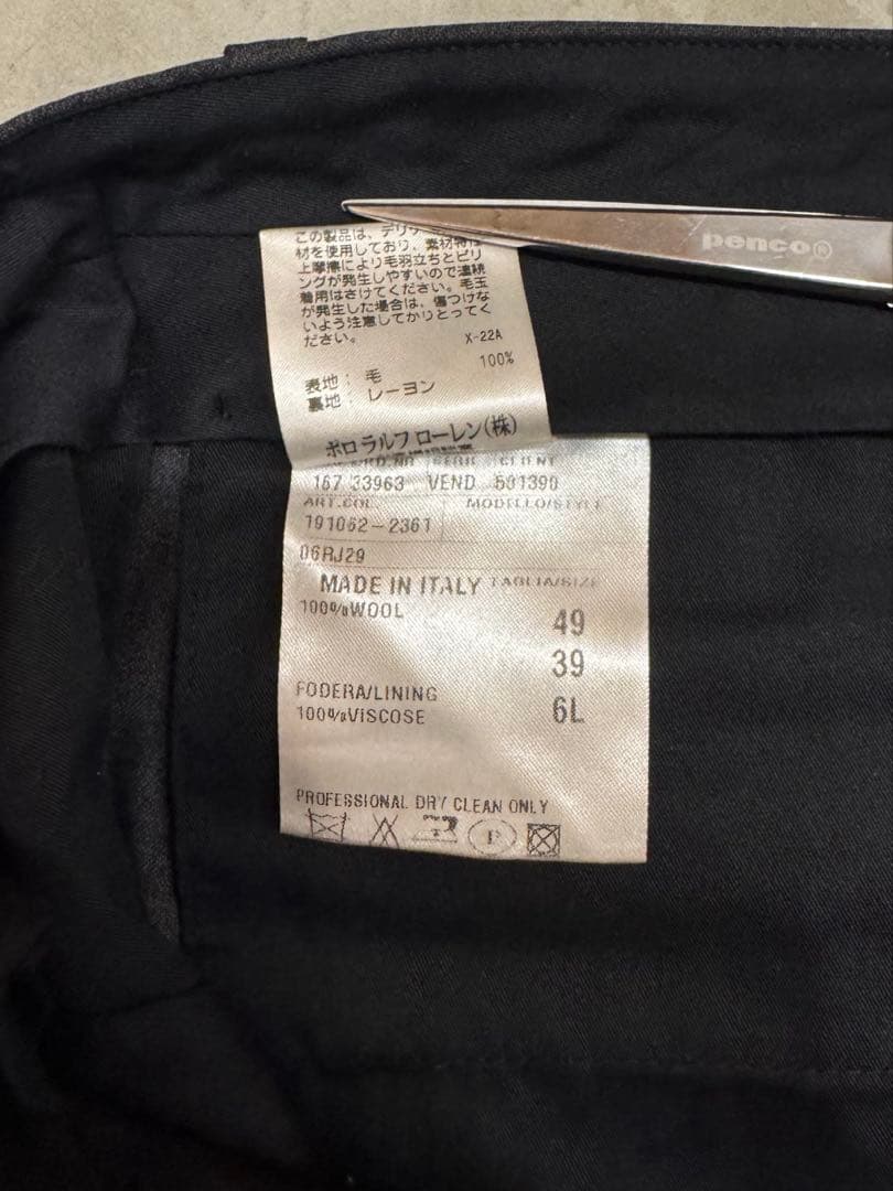 ラルフローレン スラックス イタリア製