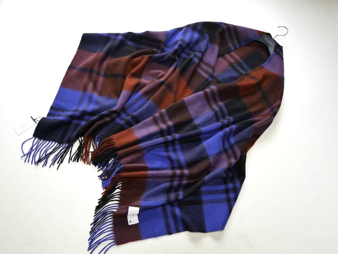 macocca マコッカ カシミア100 ストール　チェック