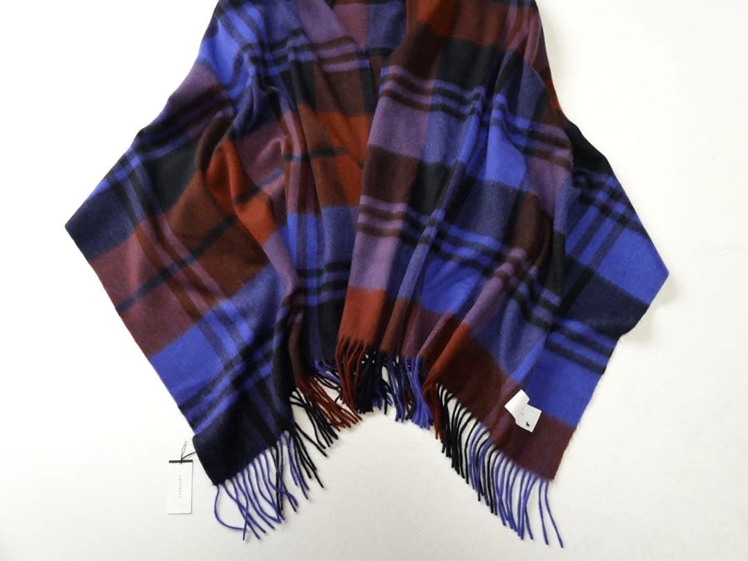macocca マコッカ カシミア100 ストール　チェック