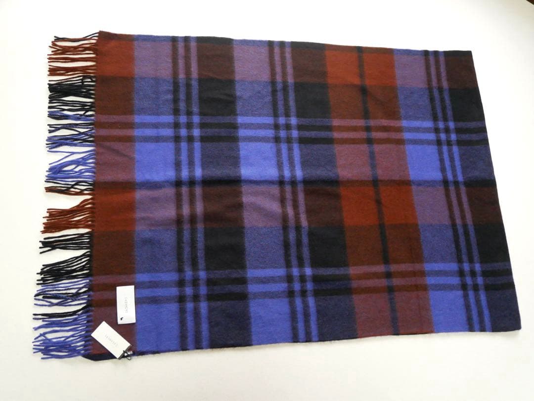 macocca マコッカ カシミア100 ストール　チェック