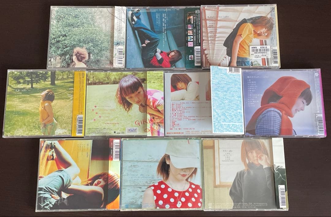 aiko CD ガーリー 希少盤 ベスト 海外盤 ★ 桜の木の下 夏服 秋そばに