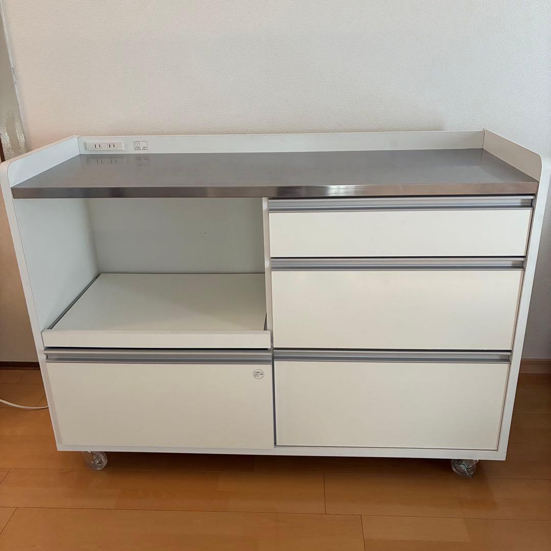 【人気商品！いまのキッチンでは物足りない方へ】キャスター付き 121cm