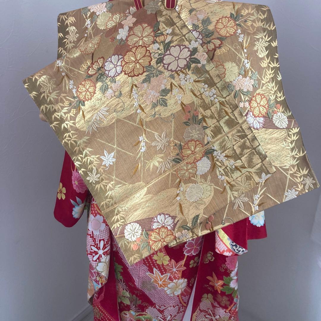 豪華正絹振袖フルセットお探しの方に！！　成人式　赤