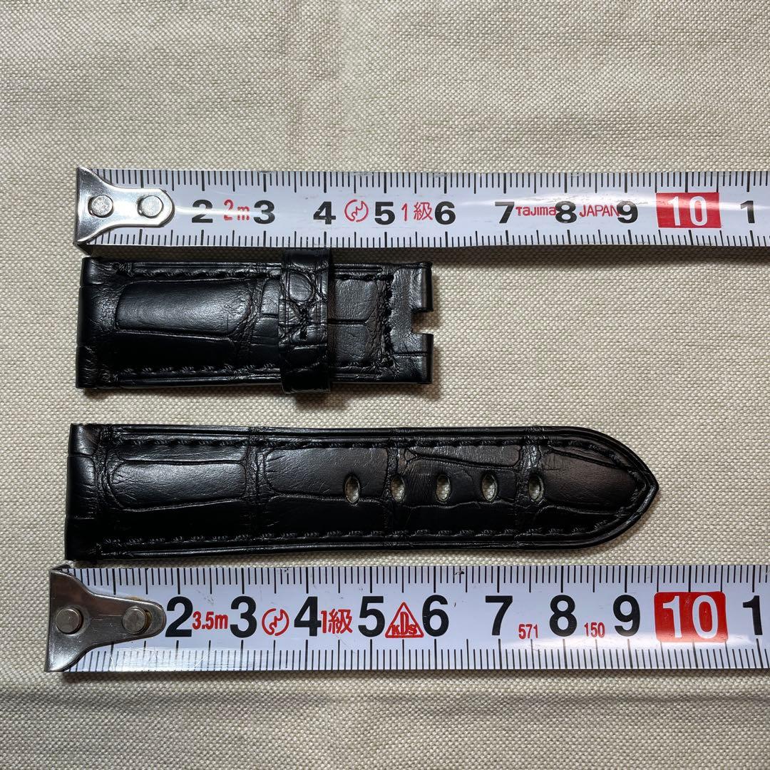 PANERAI ブラック 純正 アリゲーター ベルト パネライ XS 未使用