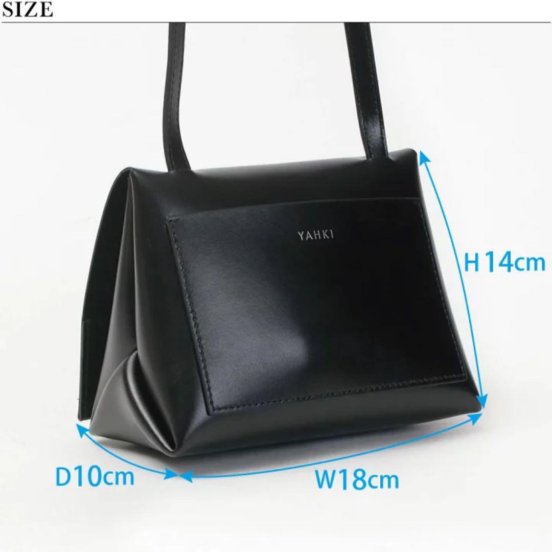 YAHKI/SOFT W FACE ショルダーミニバッグ ブラック