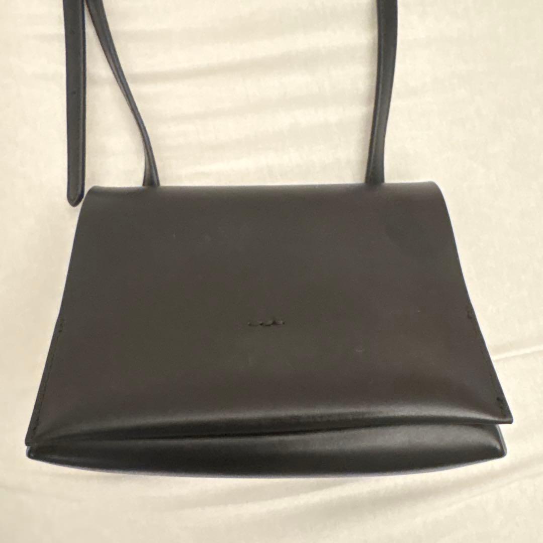 YAHKI/SOFT W FACE ショルダーミニバッグ ブラック