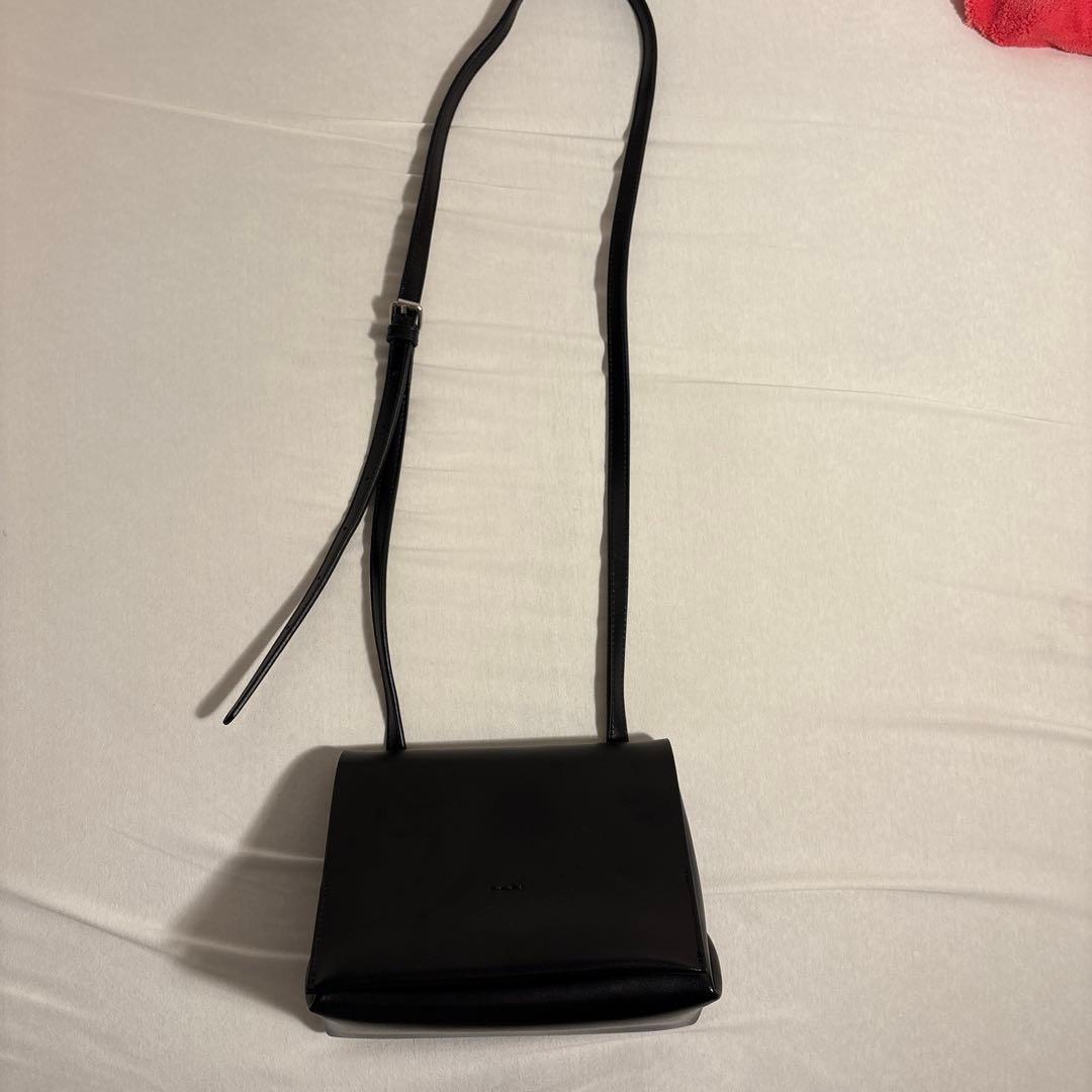 YAHKI/SOFT W FACE ショルダーミニバッグ ブラック