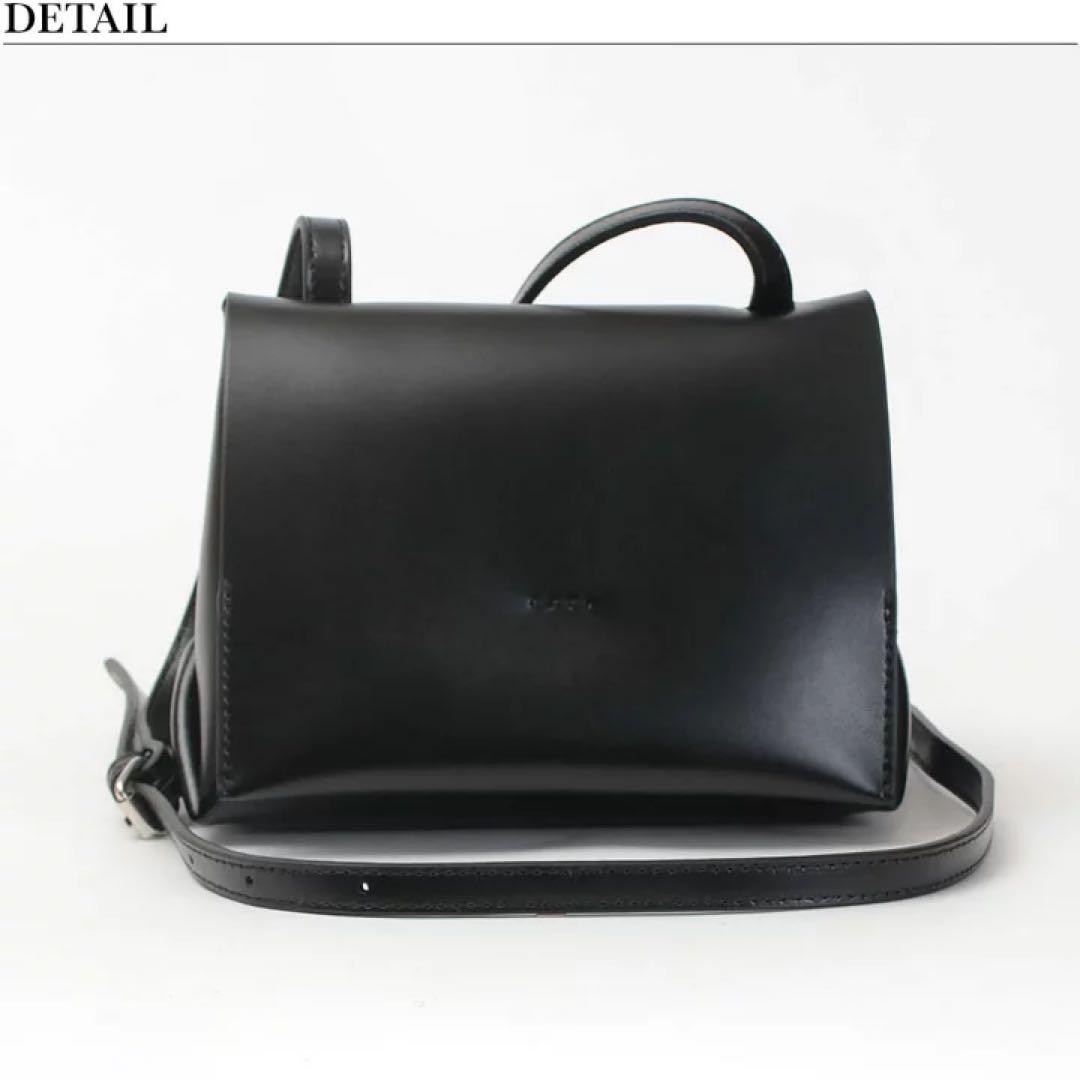 YAHKI/SOFT W FACE ショルダーミニバッグ ブラック