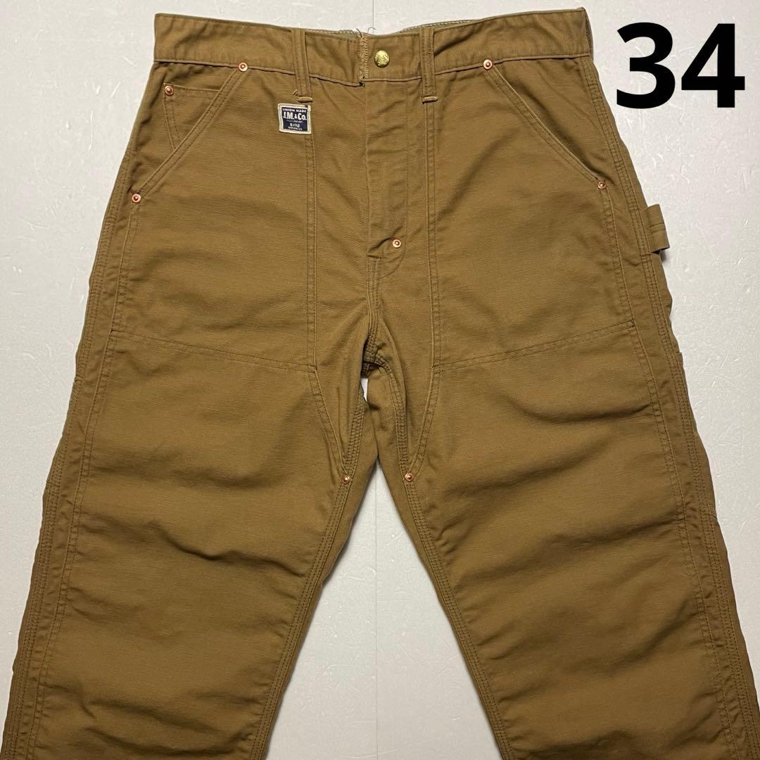 リアルマッコイズ ダブルニー ペインターパンツ ブラウンダック 34