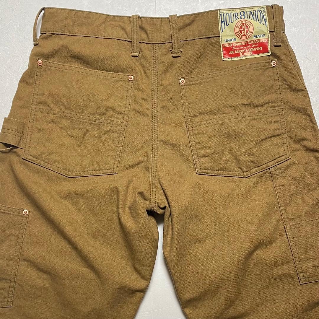 リアルマッコイズ ダブルニー ペインターパンツ ブラウンダック 34