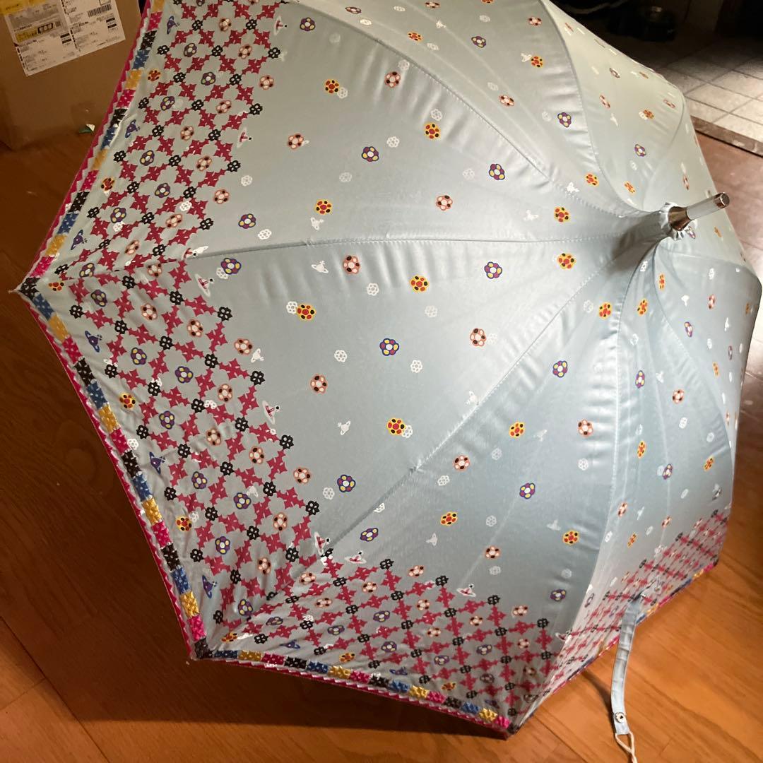 レア　ヴィヴィアン　ウエストウッド水色 日傘　週末SALE❣️