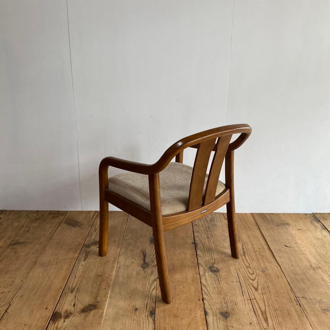 オールド カリモク karimoku アームチェア 椅子 z966