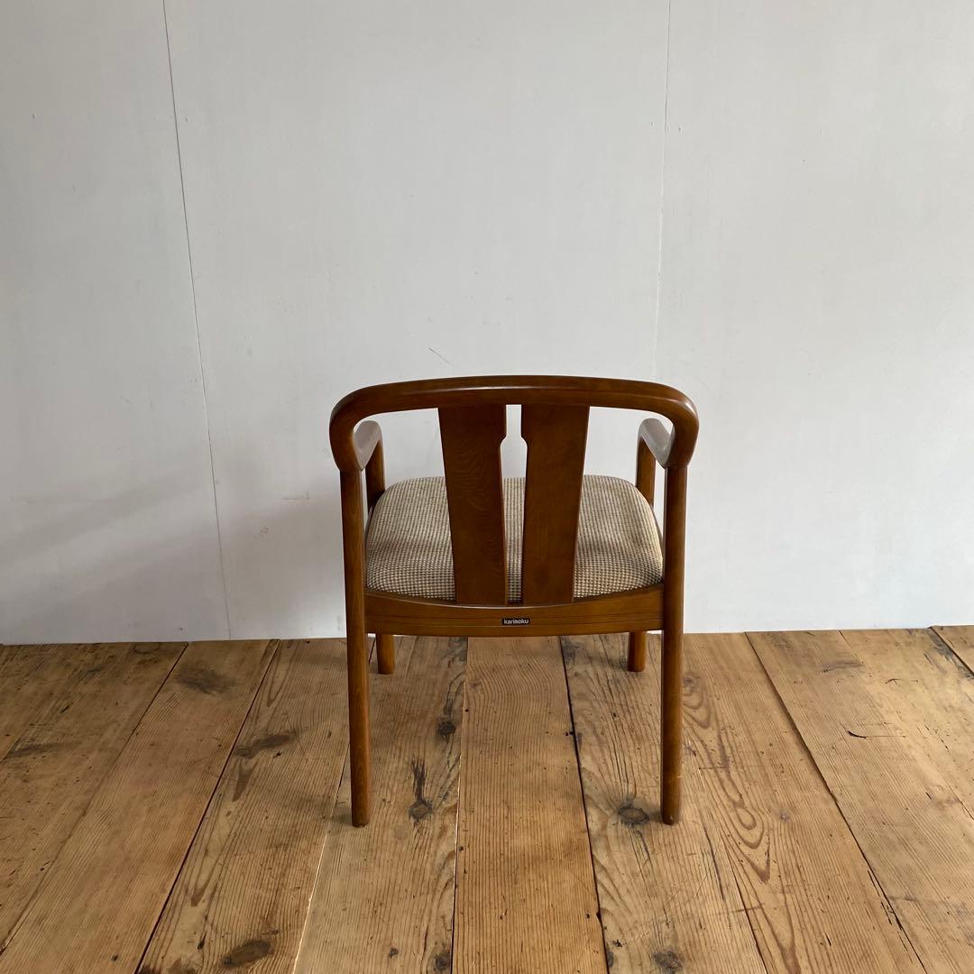 オールド カリモク karimoku アームチェア 椅子 z966