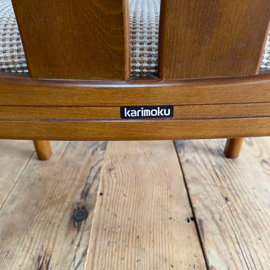 オールド カリモク karimoku アームチェア 椅子 z966