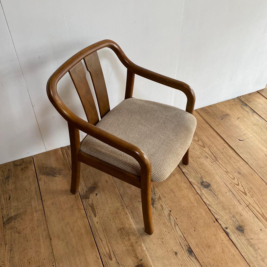 オールド カリモク karimoku アームチェア 椅子 z966