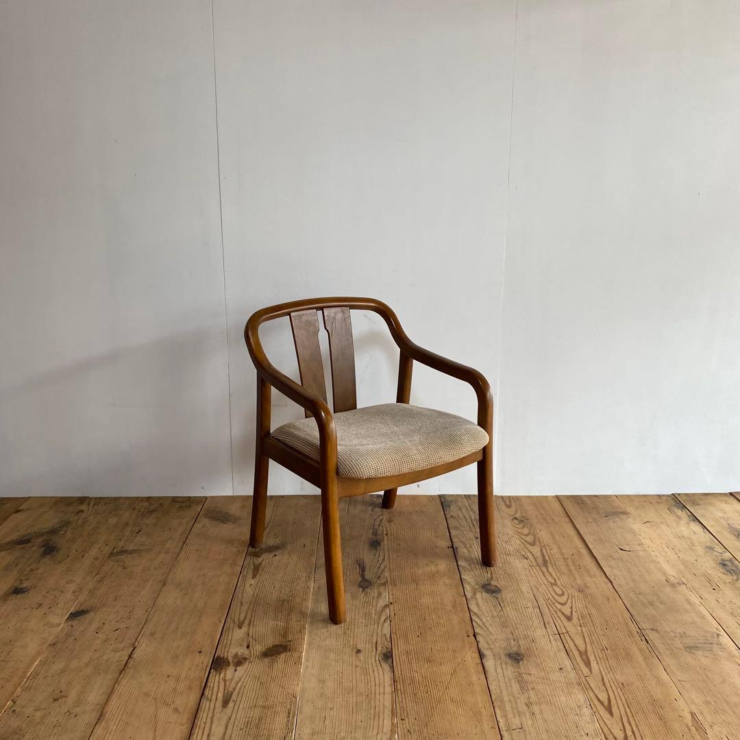 オールド カリモク karimoku アームチェア 椅子 z966