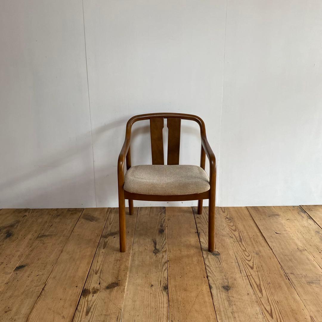 オールド カリモク karimoku アームチェア 椅子 z966