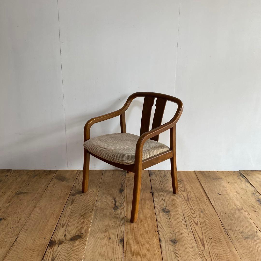 オールド カリモク karimoku アームチェア 椅子 z966