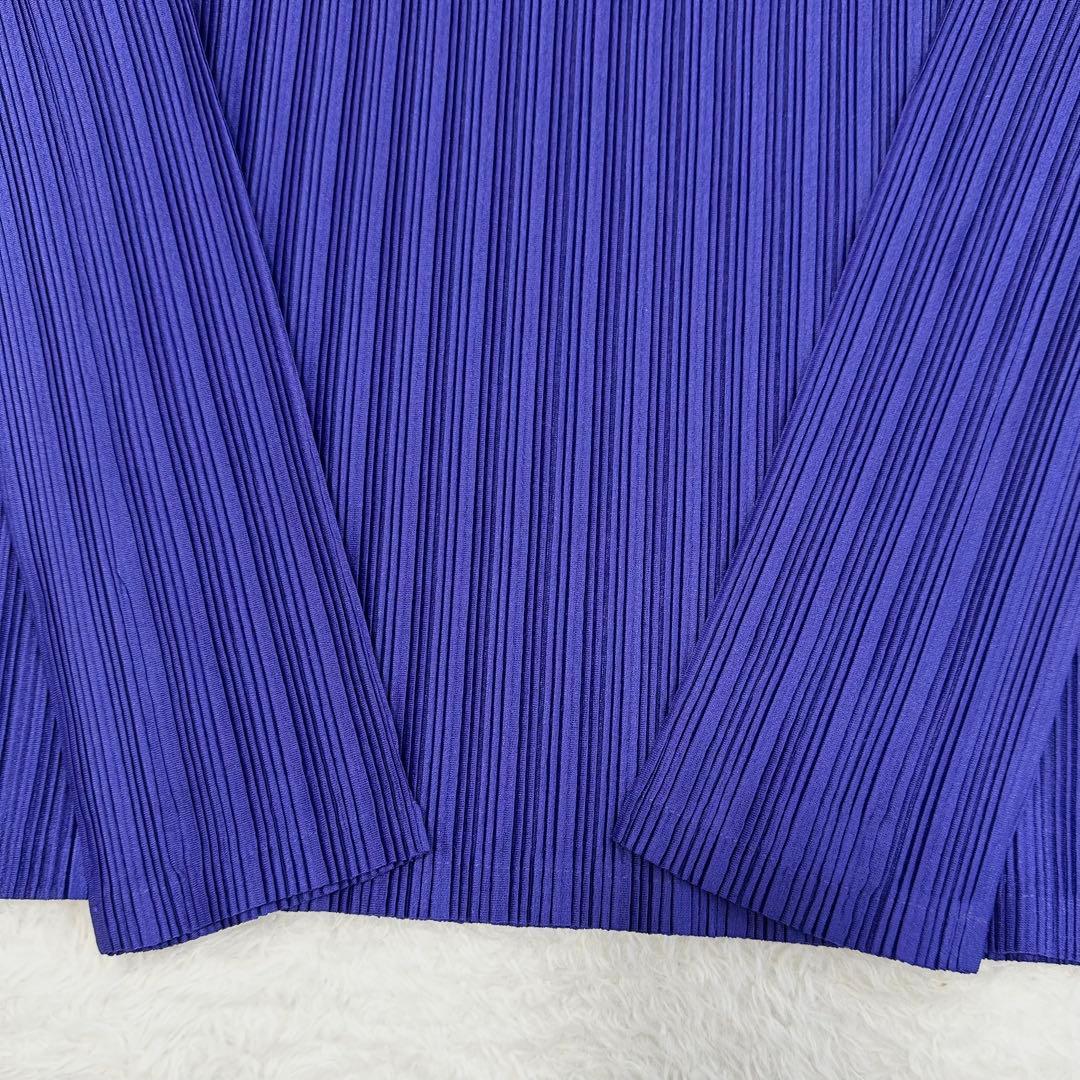 未使用に近い✨プリーツプリーズ タートルネック トップス 長袖 イッセイミヤケ