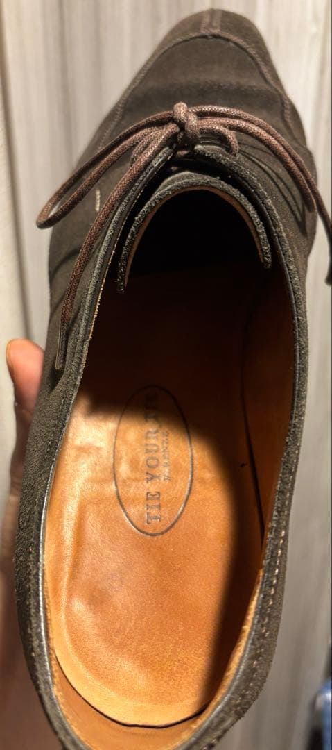 Tie your tie スエード ダービー39