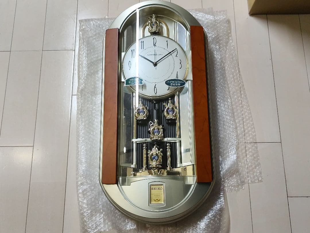 セイコー ルミナスアート からくり時計 メロディ レア 電波 動作確認済み