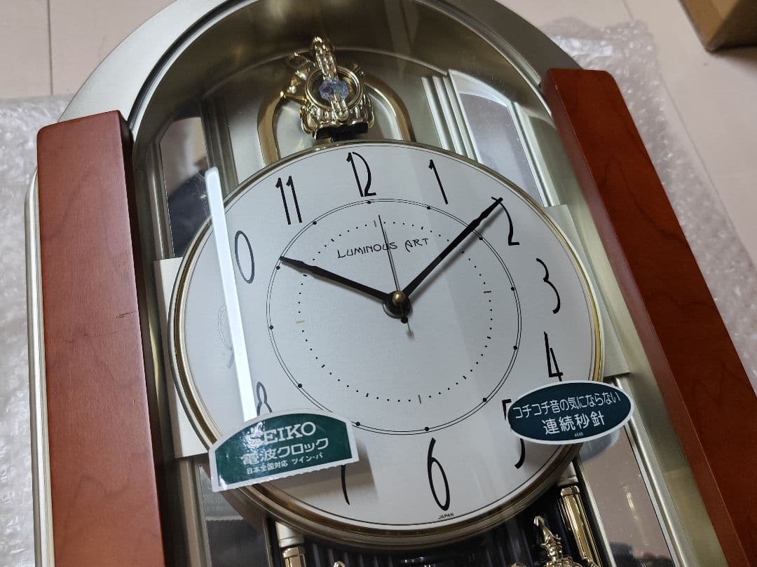 セイコー ルミナスアート からくり時計 メロディ レア 電波 動作確認済み