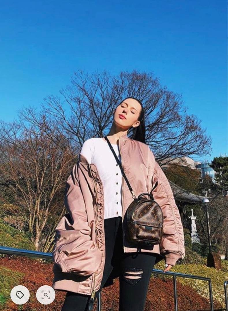 VETEMENTS×ALPHAINDUSTRIES MA-1 ピンク　Sサイズ