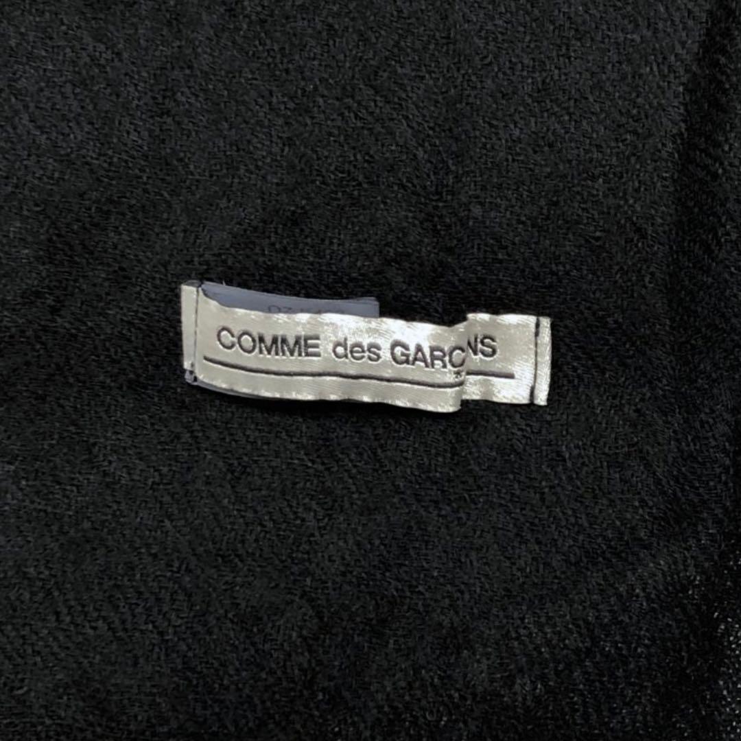 COMME des GARÇONS ブラックマフラー ウール