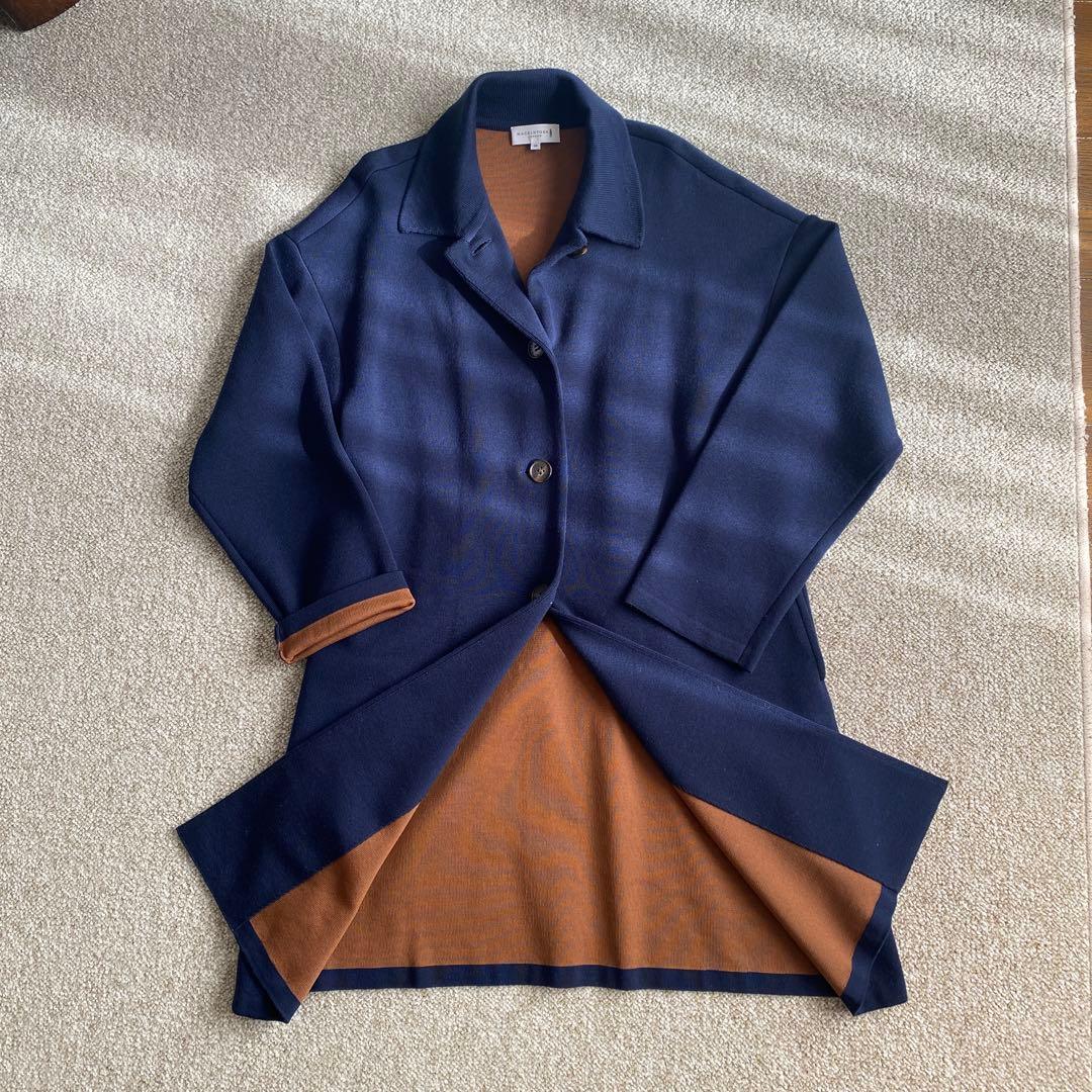 MACKINTOSH LONDON ウールニットコート バイカラー 38