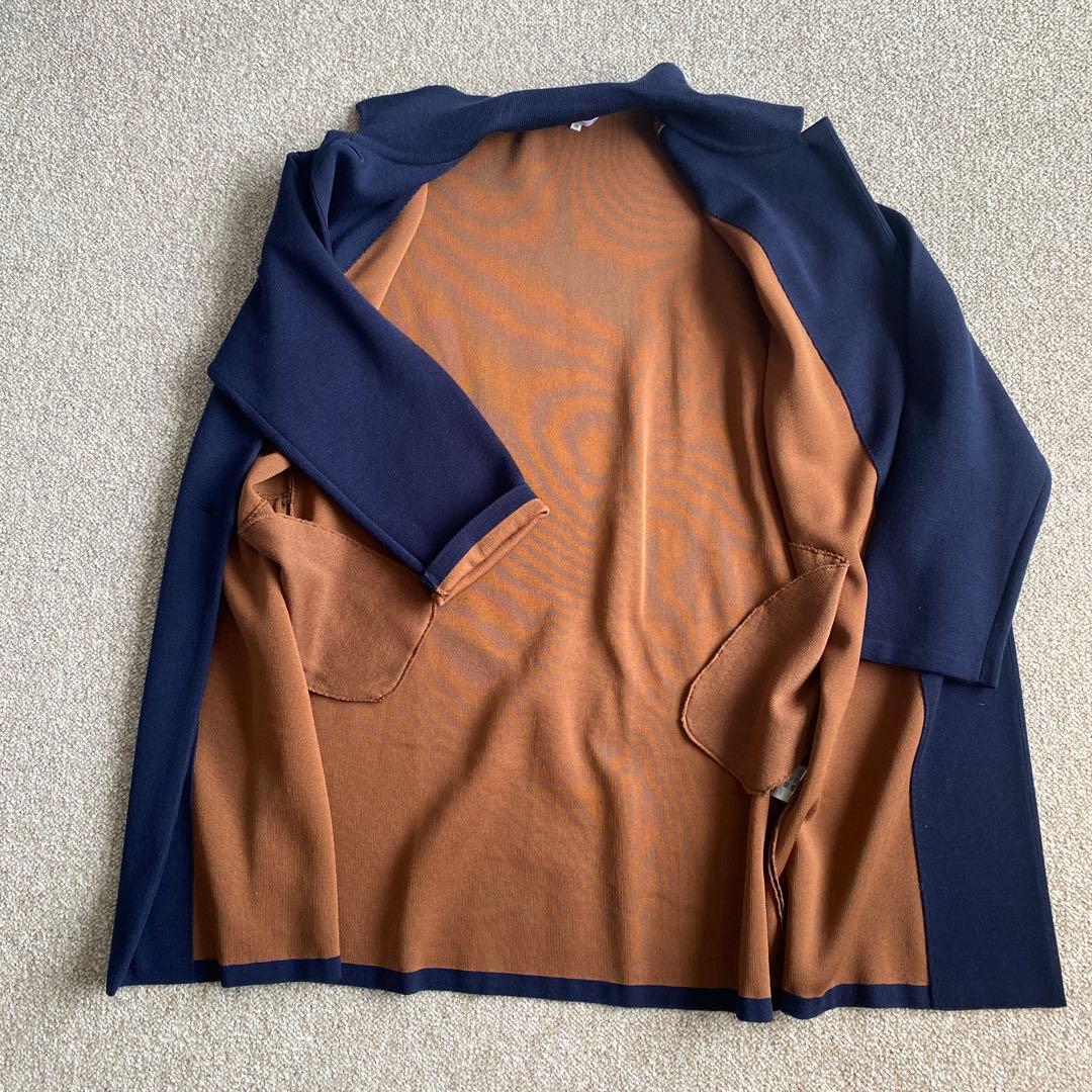 MACKINTOSH LONDON ウールニットコート バイカラー 38