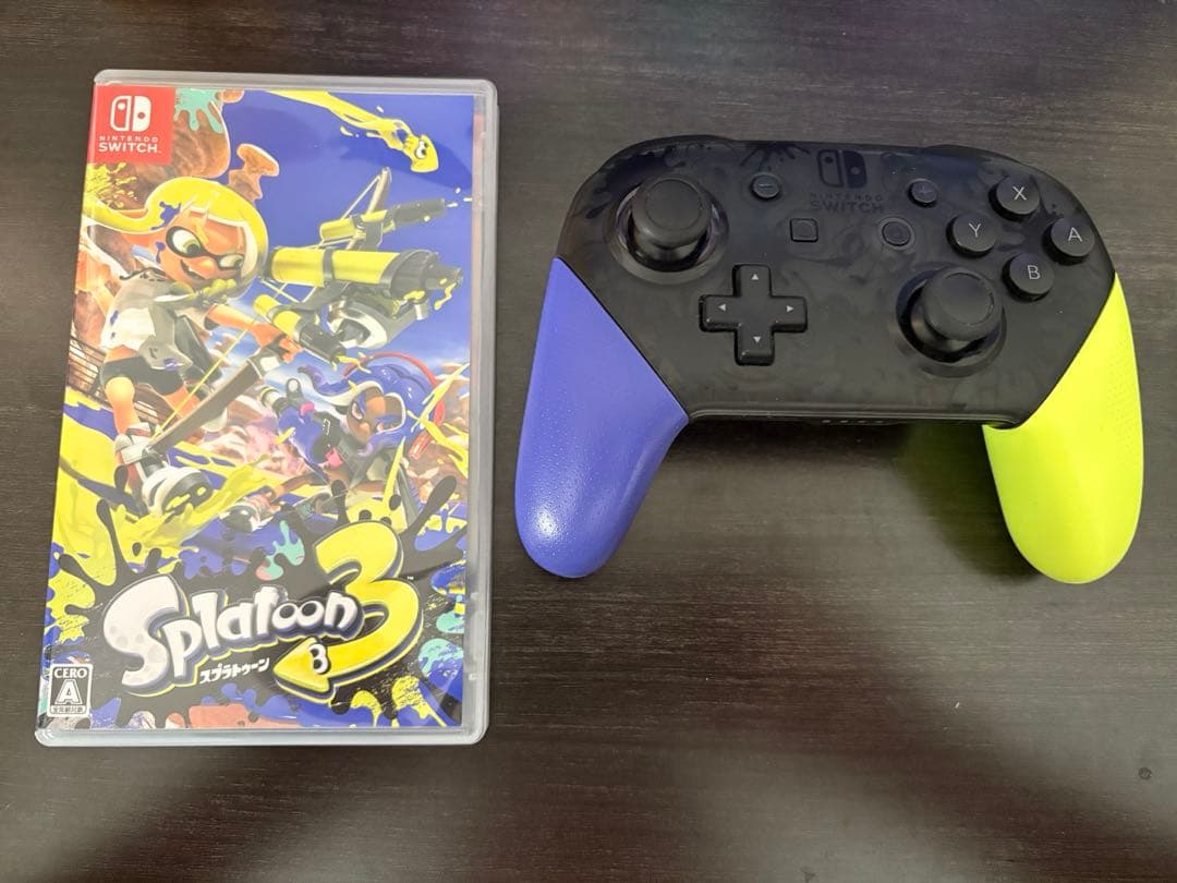 スプラトゥーン3 & 33 純正プロコン スプラトゥーン3版