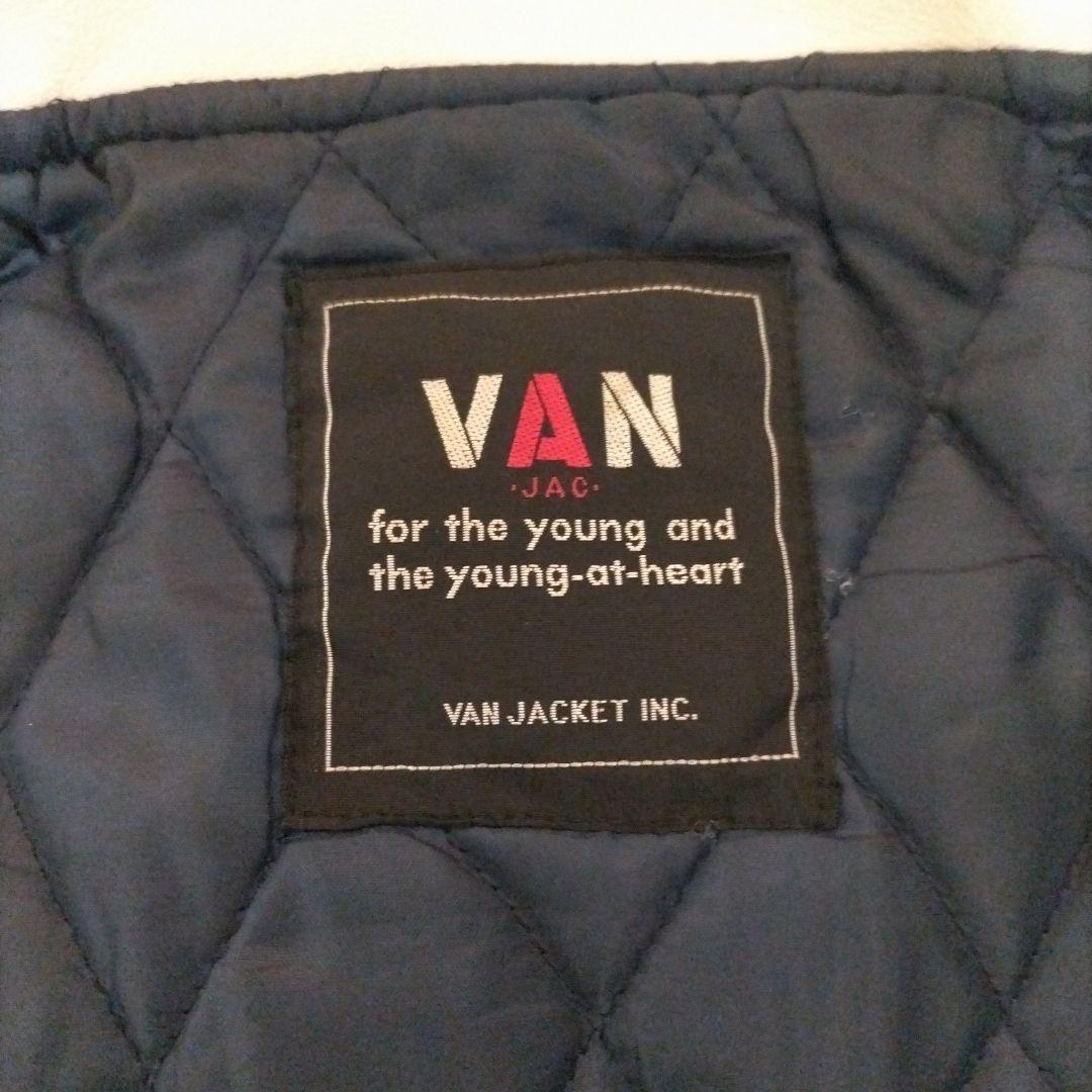 極め美品　希少　VAN JACKET　スタジャン　袖レザー
