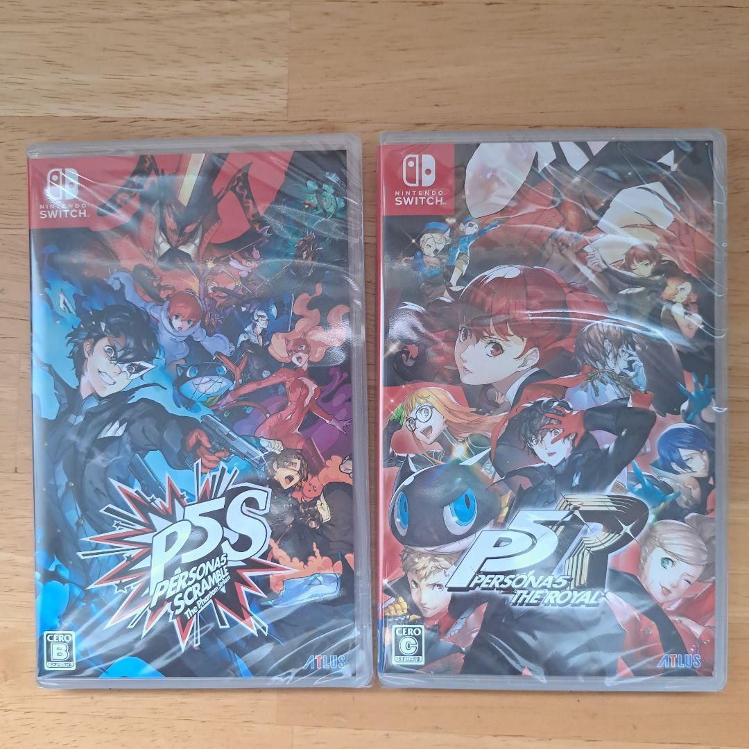 新品未開封 ペルソナ5 スクランブル & ペルソナ5 ザ・ロイヤル