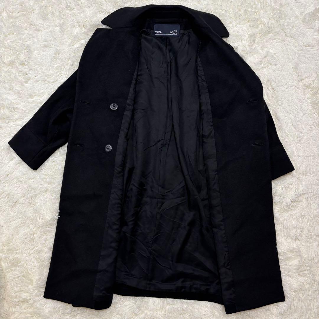 【極美品】TICCA プレミアムテントコート✨カシミヤ混✨定価19.8万✨現行品