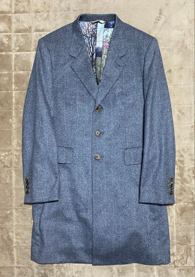 19.8万　カシミヤ　チェスターコート　ポールスミスコレクション