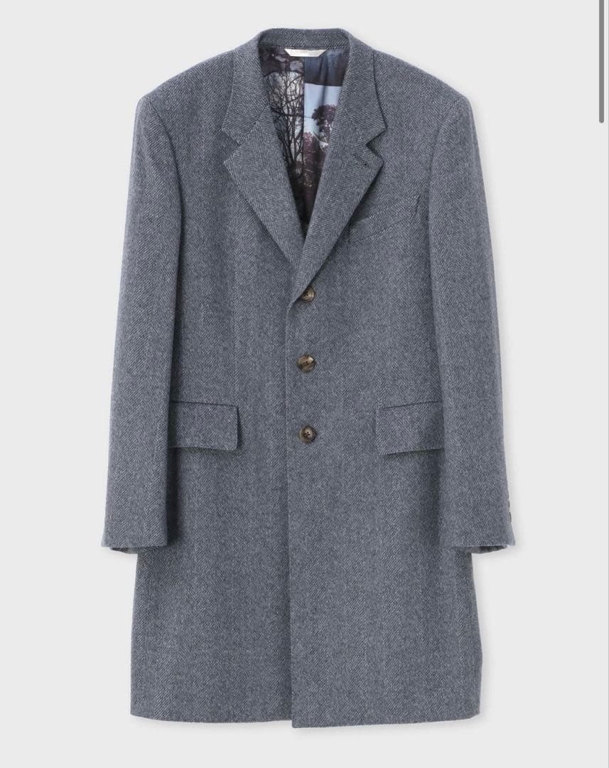 19.8万　カシミヤ　チェスターコート　ポールスミスコレクション