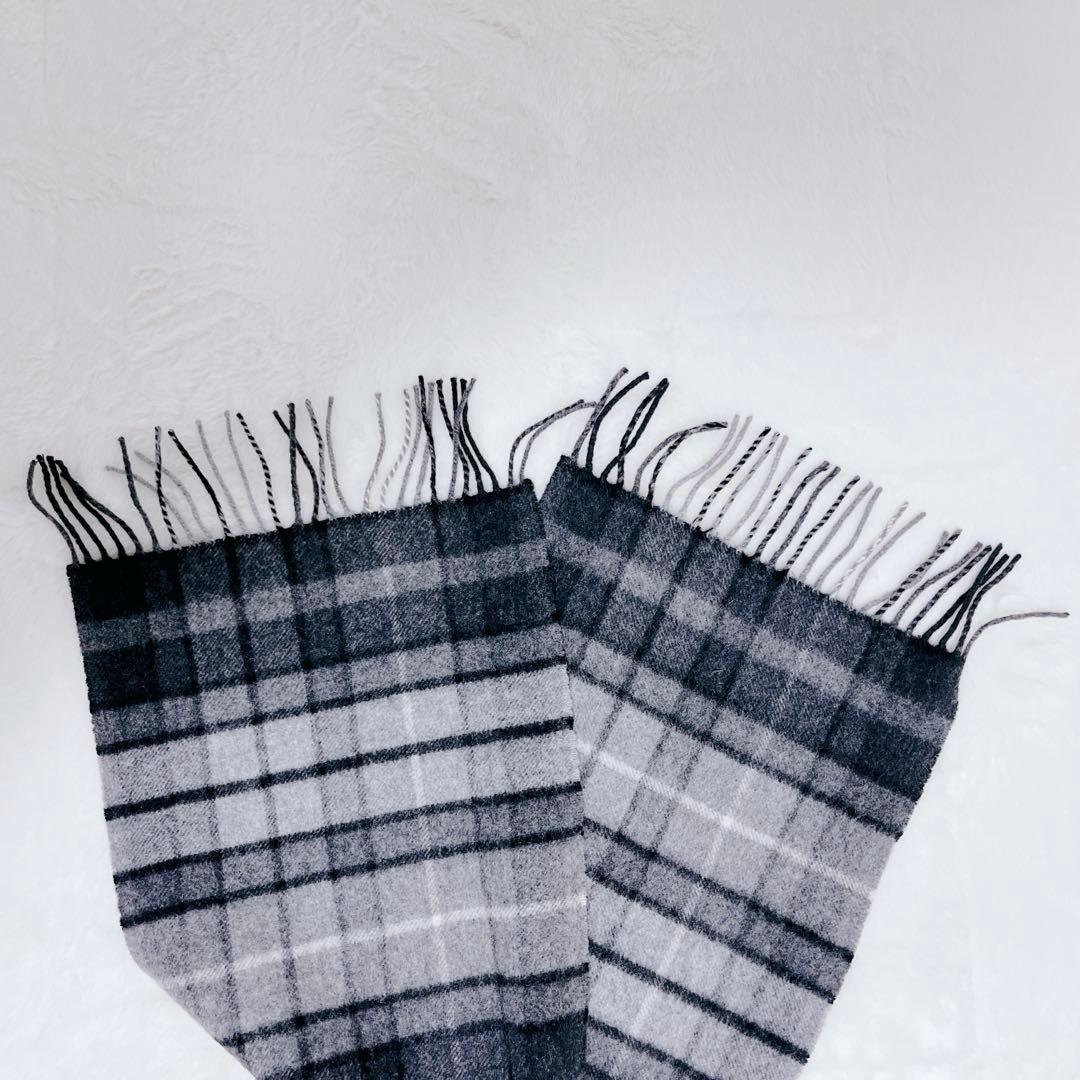 Johnstons of Elgin カシミヤ100%マフラー 180×25