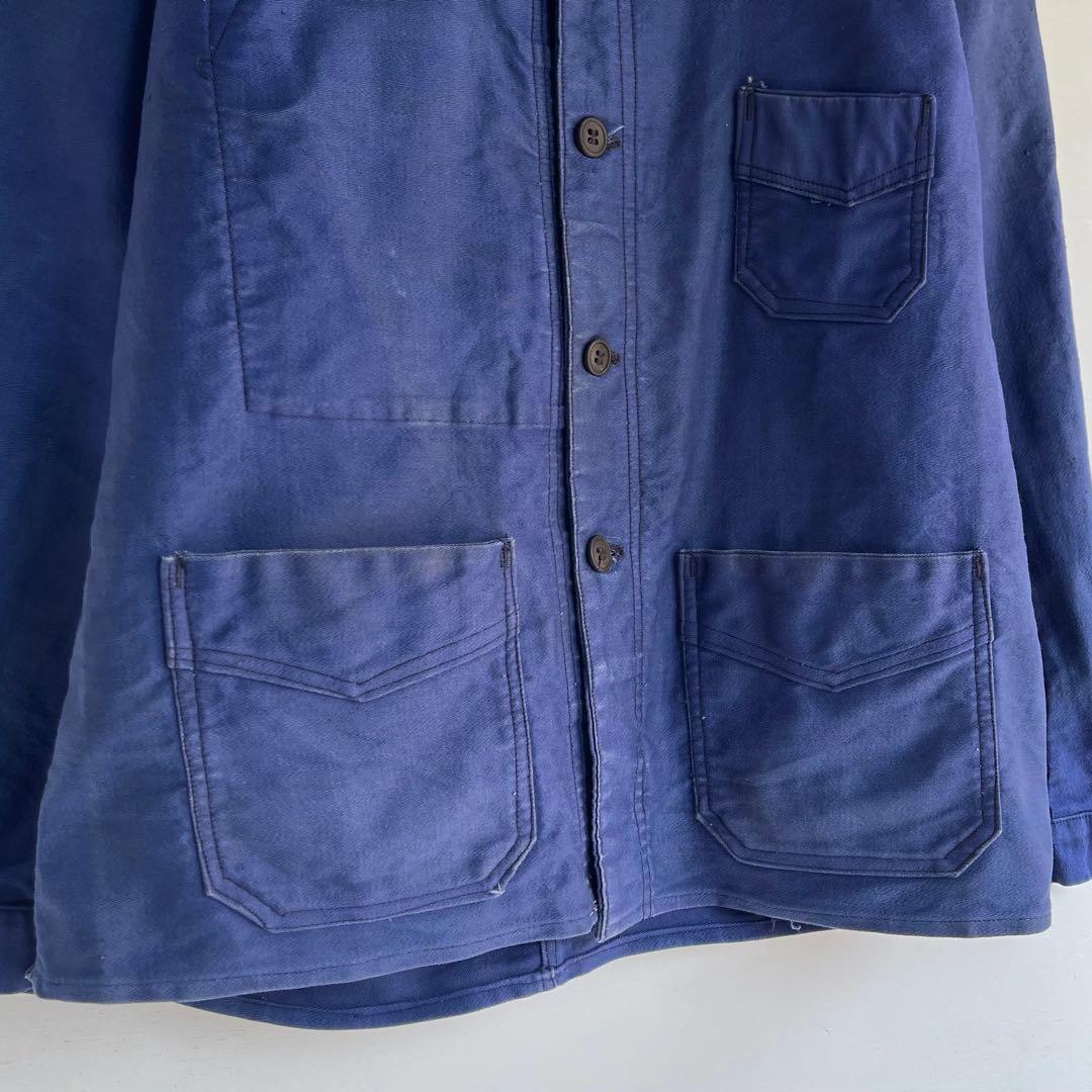 40s フレンチ モールスキンジャケット カバーオール ヴィンテージ ワーク