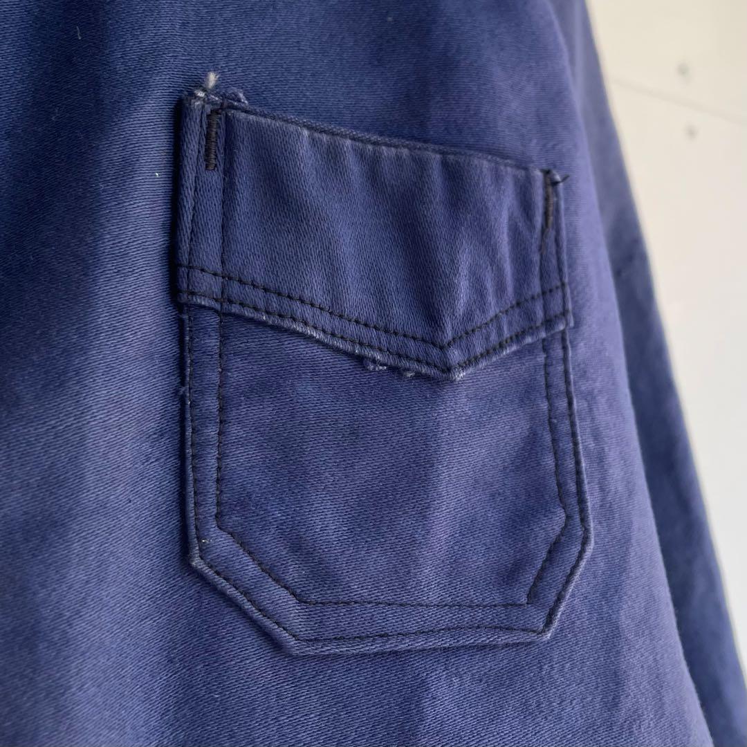 40s フレンチ モールスキンジャケット カバーオール ヴィンテージ ワーク