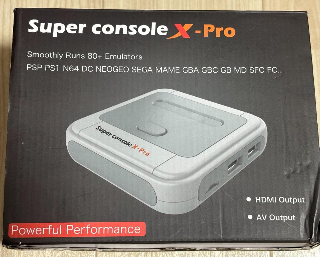 Superconsole X-pro 3万種ゲーム+50エミュレーターファミコン