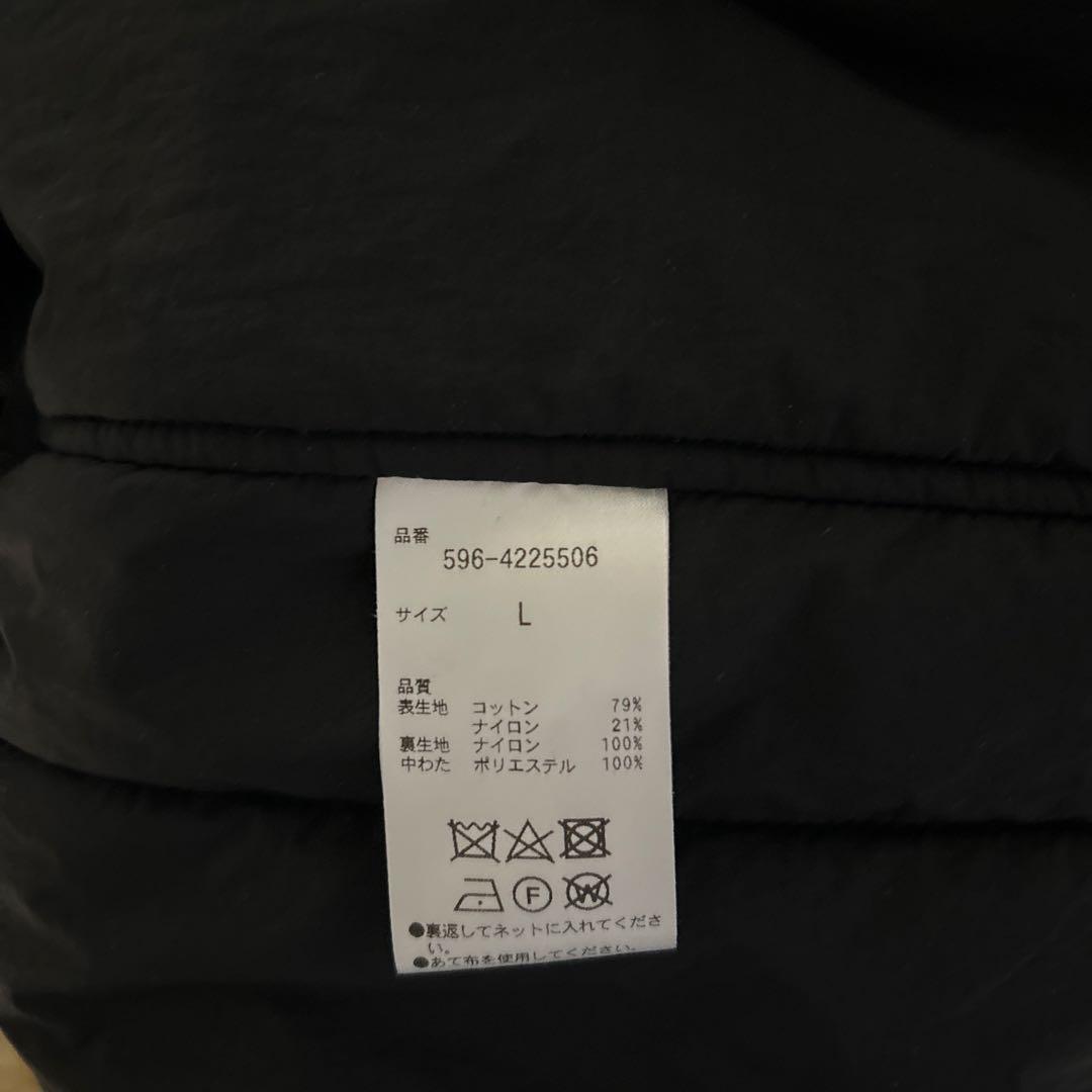 MHL. LIGHTWEIGHT COTTON NYLON ダウンベスト L