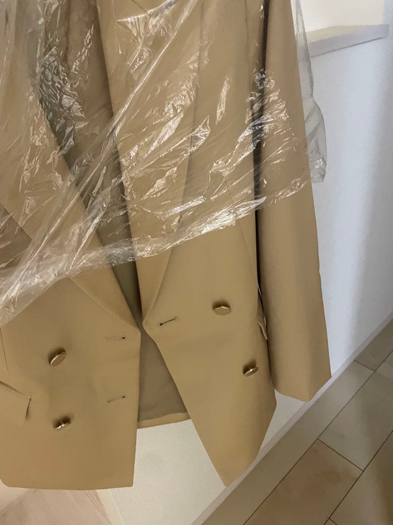 アナイ　ANAYI おしゃれなウールサテンダブル ジャケット新品　サイズ36