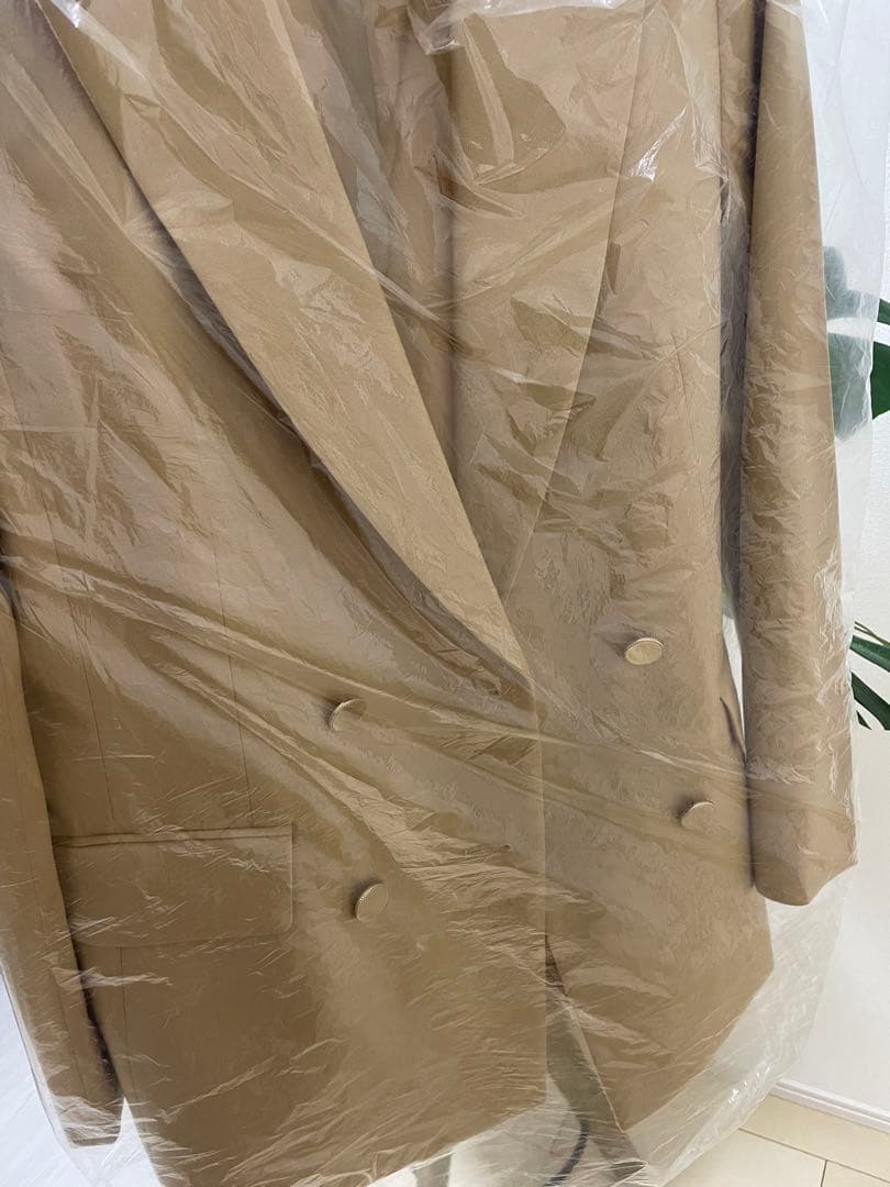 アナイ　ANAYI おしゃれなウールサテンダブル ジャケット新品　サイズ36