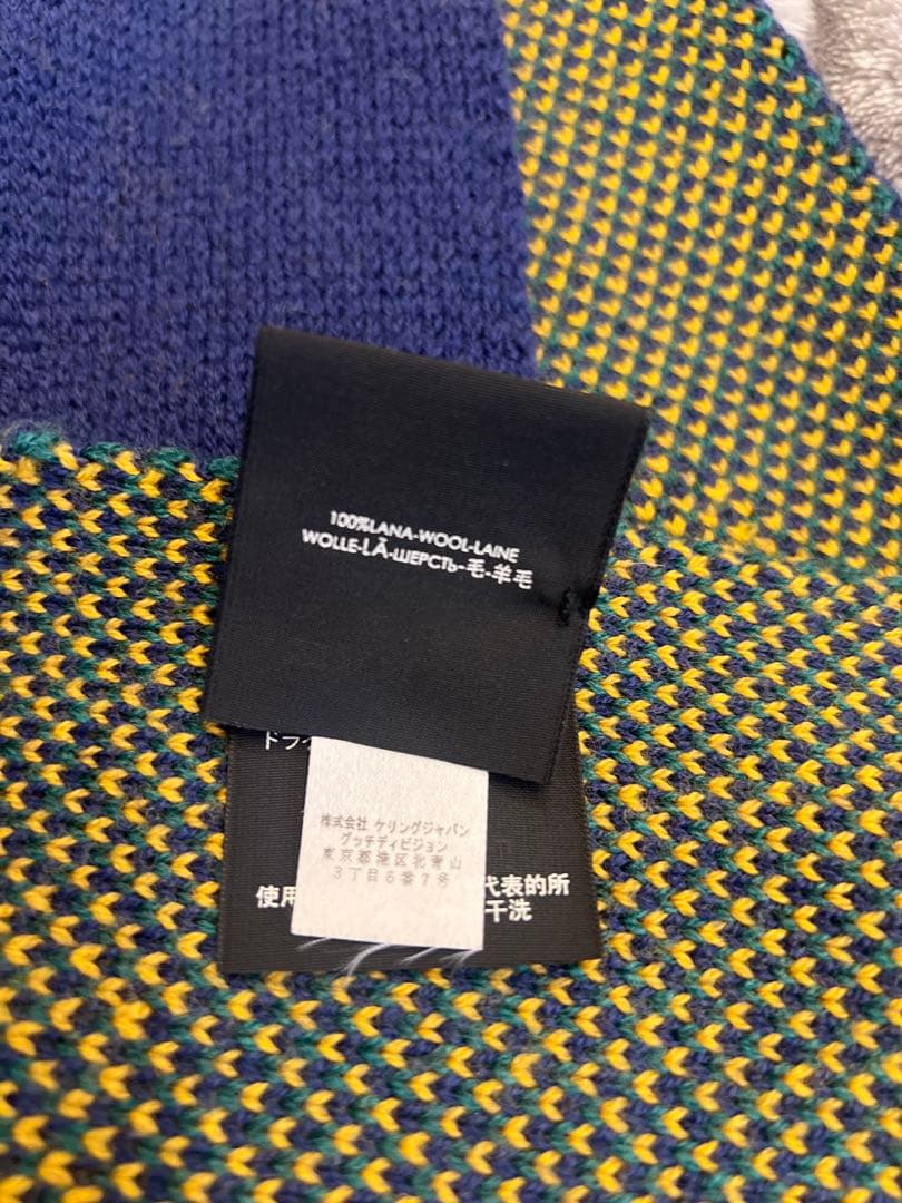 【GUCCI グッチ】マフラー ユニセックス ベアー くま ニット アニマル