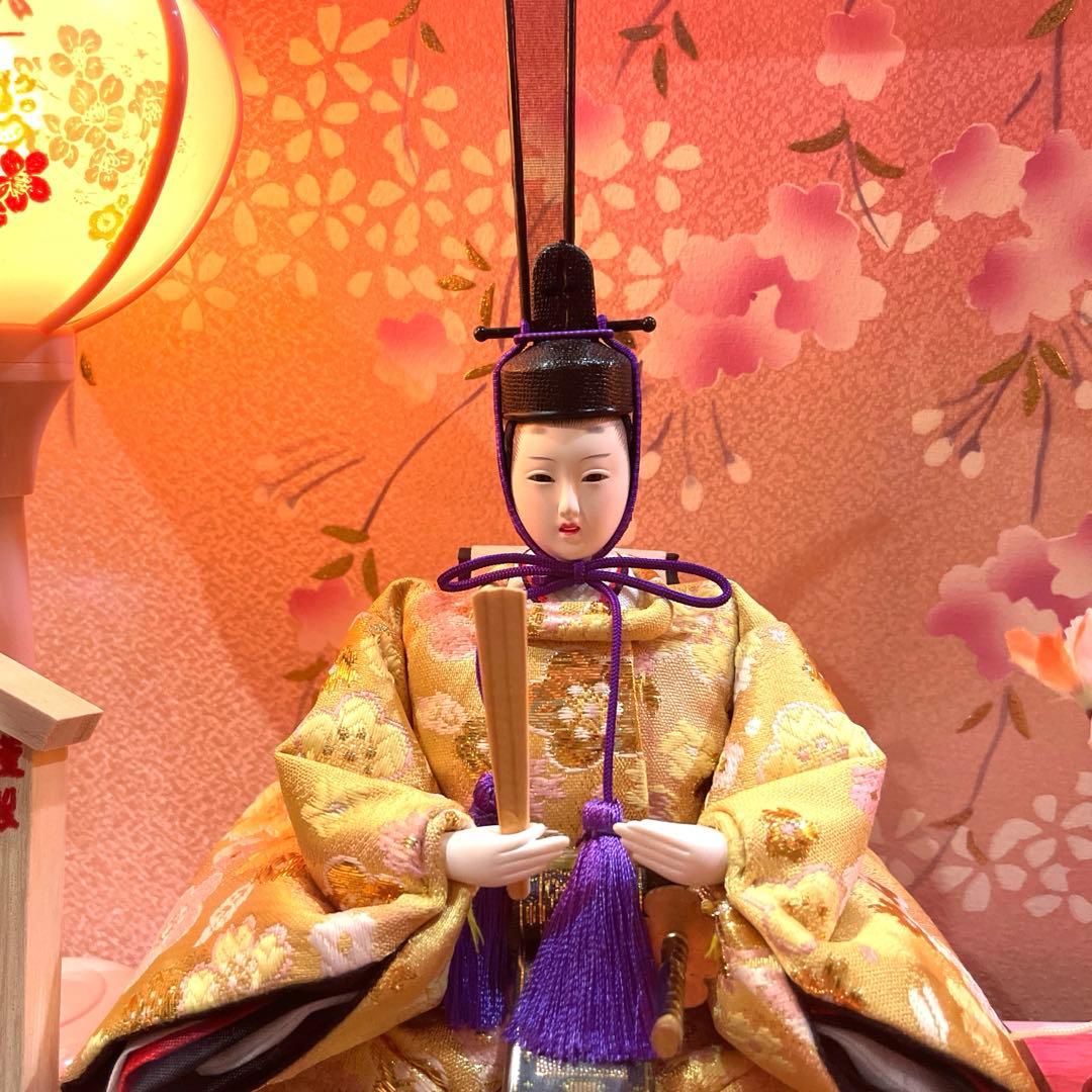 新品❗️新王飾り　ひな人形　雛飾り　おまけ付き 　送料無料　匿名配送　軽量