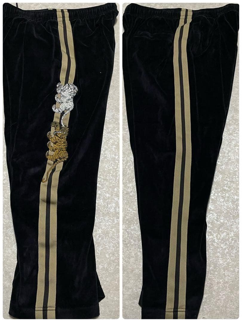 石黒亜矢子　バターの虎　ベロアトラックパンツ　グラニフ タイガー ベロア