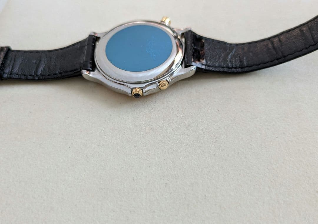 セイコー　アラーム　アンティーククォーツ　18kベゼル　動作問題なし