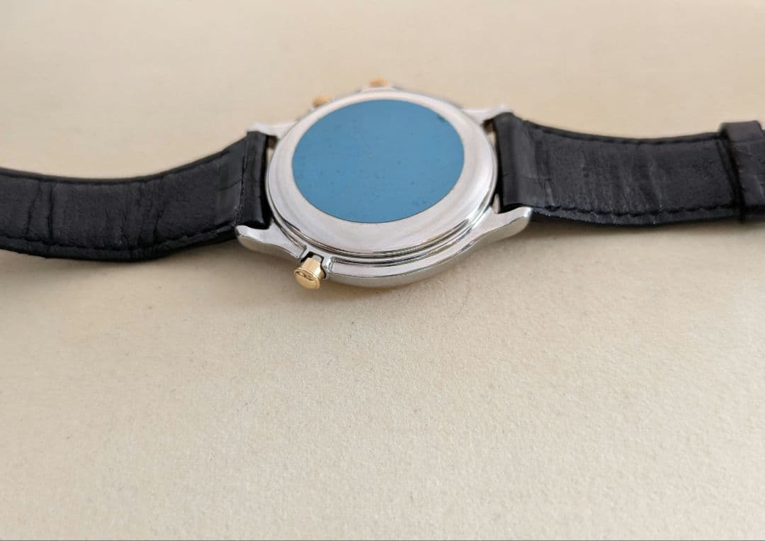 セイコー　アラーム　アンティーククォーツ　18kベゼル　動作問題なし