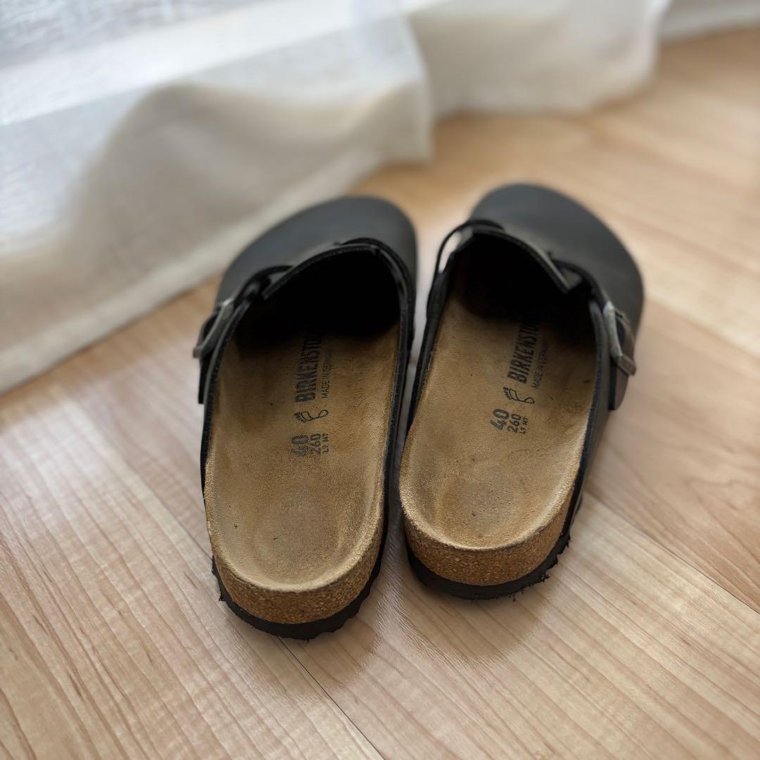 BIRKENSTOCK BOSTON /オイルドレザー　ブラック40
