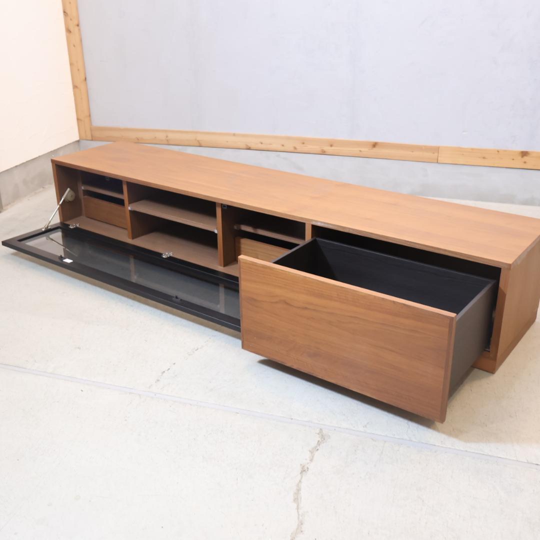 ACTUS アクタス SHINE ウォールナット材 テレビボード ローボード